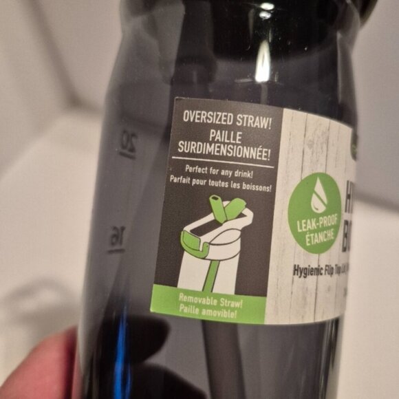 Reduce hydrate 24oz black leakproof water bottle, New - Picture 5 of 8